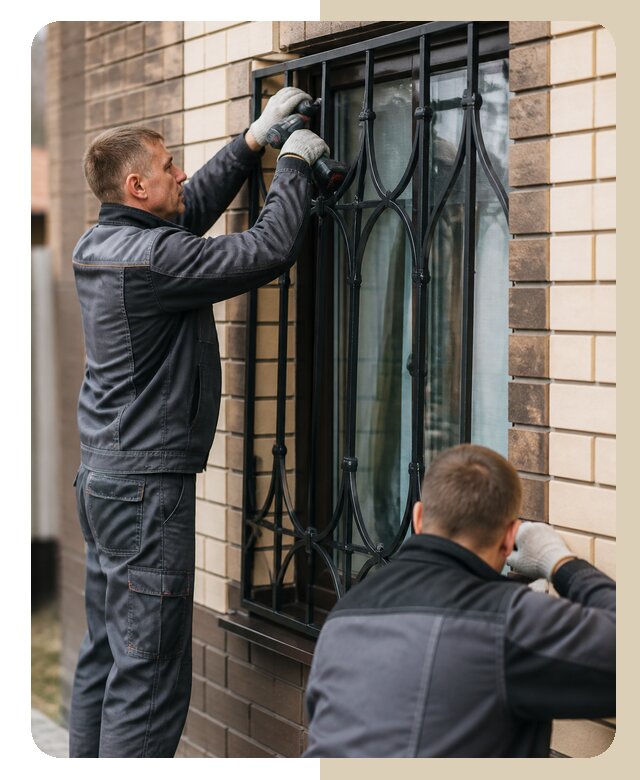 Установка решеток в дом в Евпатории по цене от 3687 р. | ДвериЛегко-Евп